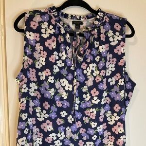 Multi color silky blouse